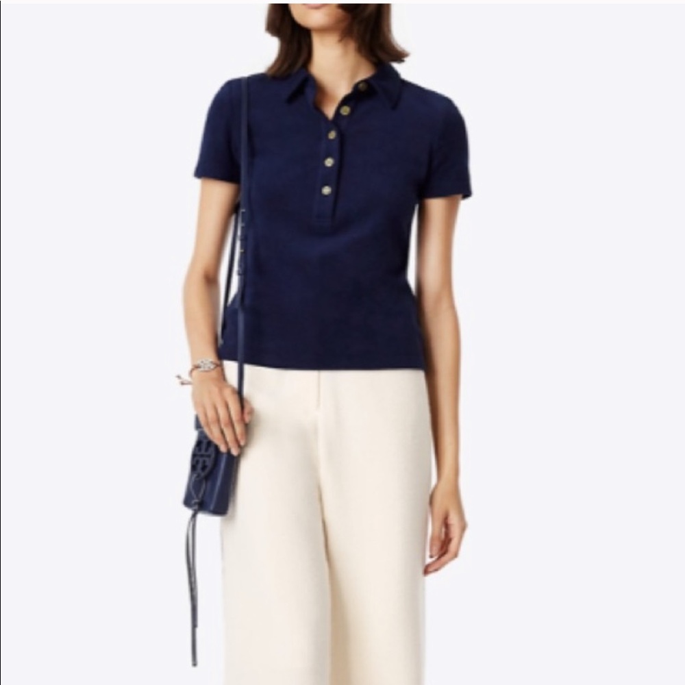 Tory Burch Black Polo XS